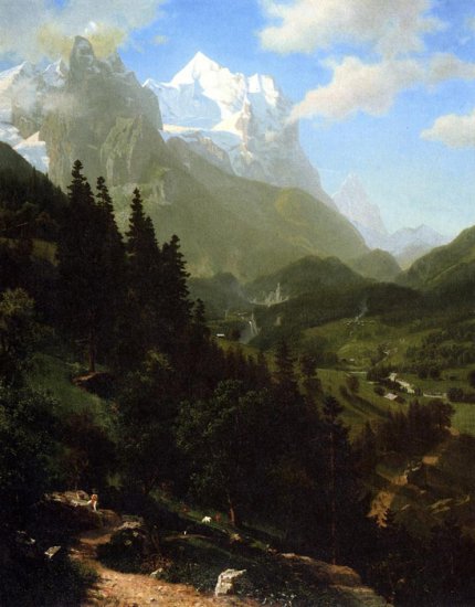 The Wetterhorn , 1857 - Click Image to Close