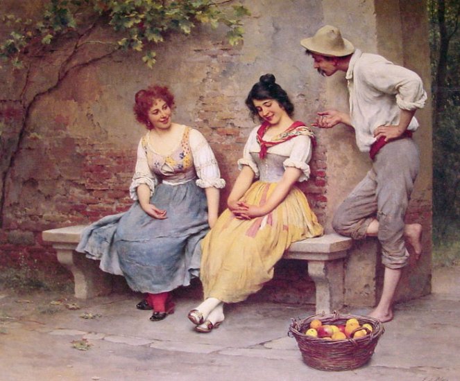 The Flirtation, 1904 - Click Image to Close