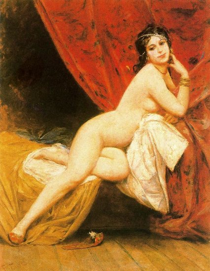 Fabby Oil Paintings - La Favorite Du Harem - Click Image to Close