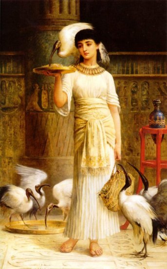 Ale The Attendant Of The Sacred Ibis In The Temple Of Isis - Click Image to Close