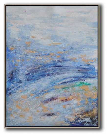 Vertical Abstract Landscape Art #ABV0A63 - Click Image to Close