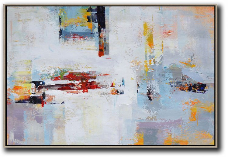 Horizontal Palette Knife Contemporary Art #CTPH0A141 - Click Image to Close