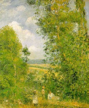 Resting In The Woods At Pontoise, 1878