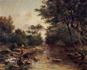 On The Banks Of The River, 1868