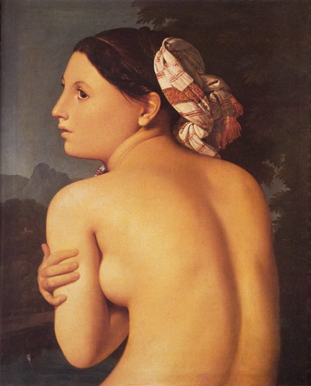 Half-figure Of A Bather, 1807 - Click Image to Close