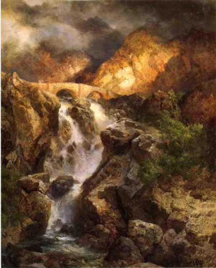 Cascading Water, 1911 - Click Image to Close