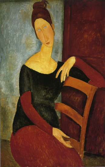 Jeanne Hebuterne- The Artist's Wife, 1918 - Click Image to Close