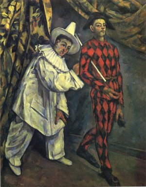 Pierrot And Harlequin , 1888