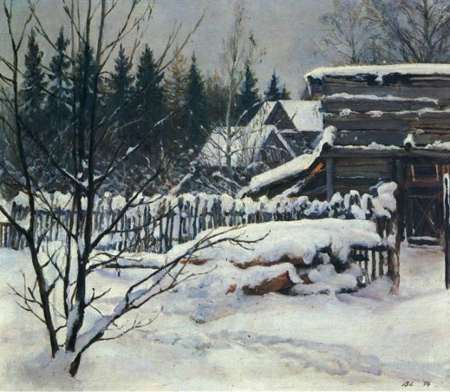 Snowy Landscape, 1954 - Click Image to Close