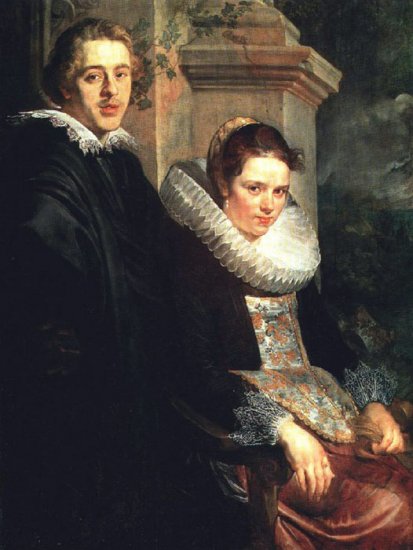 Portrait Of A Young Married Couple, 1615-1620 - Click Image to Close