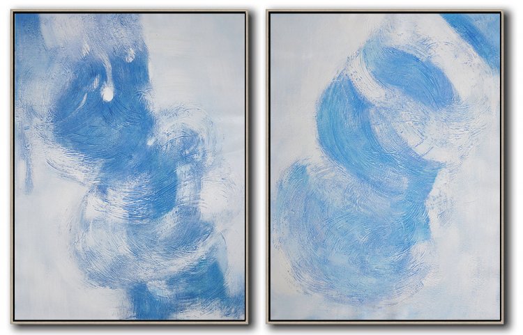 Set Of 2 Contemporary Art #SOTAC0A40 - Click Image to Close