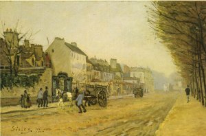 Street In Argentois, 1872