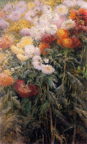 Chrysanthemums, Garden At Petit Gennevilliers, 1893 - Click Image to Close