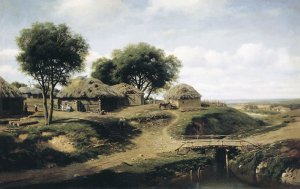 A Viilage In The Province, 1864