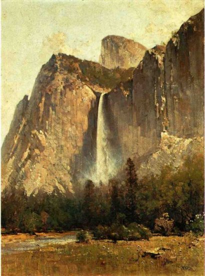 Bridal Veil Falls - Yosemite Valley - Click Image to Close