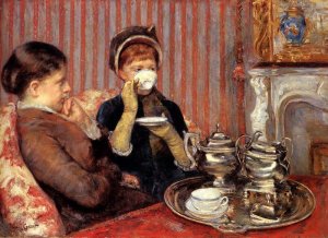 Cassatt Oil Paintings - Tea