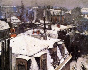 Rooftops Under Snow, 1878