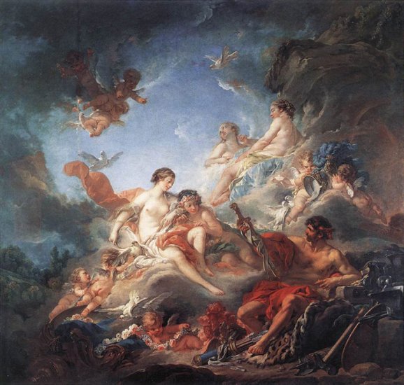 Vulcan Presenting Venus With Arms For Aeneas, 1757 - Click Image to Close