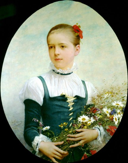 Portrait Of Edna Barger Of Connecticut, 1884 - Click Image to Close