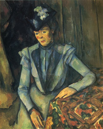 Woman In Blue, 1899 - Click Image to Close