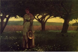 Girl In The Orchard , 1874