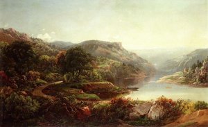 Boating On A Mountain River, 1863