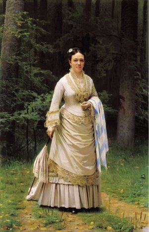 Portrait Of Vera Nikolaevna Tretyakova. 1876