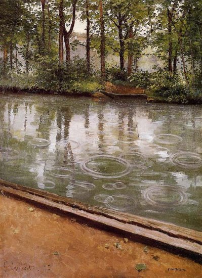 The Yerres, Rain, 1875 - Click Image to Close