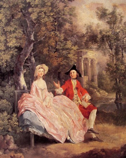 Conversation In A Park, C.1740 - Click Image to Close