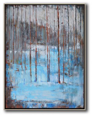 Vertical Abstract Landscape Art #ABV0A50