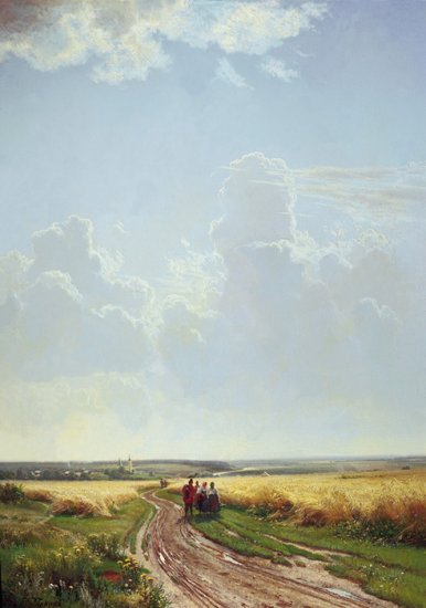 Midday, Countryside Near Moscow. 1869 - Click Image to Close