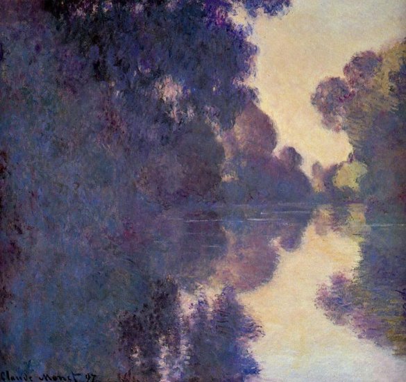 Morning On The Seine, Clear Weather, 1897 - Click Image to Close