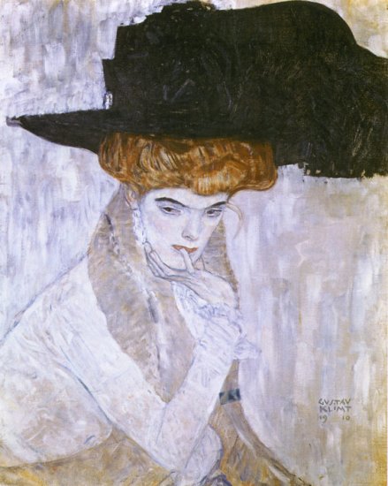 Lady With A Hat, 1910 - Click Image to Close