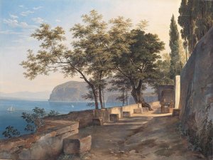 Terrace Of The Capucin Priory In Sorrent, 1823