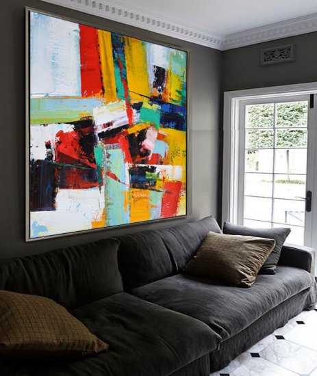 Palette Knife Contemporary Art #CTPS0A31 - Click Image to Close