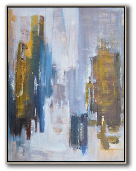 Vertical Abstract Landscape Art #ABV0A61 - Click Image to Close