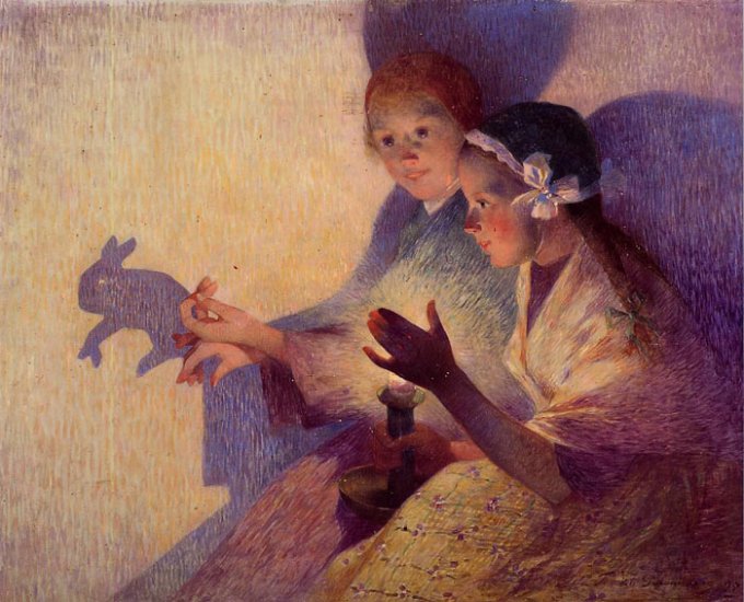 Chinese Shadows, The Rabbit, 1895 - Click Image to Close