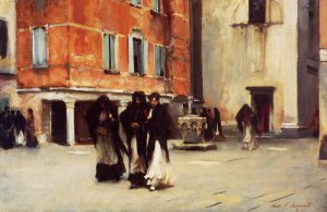 Leaving Church, Campo San Canciano, Venice , 1882