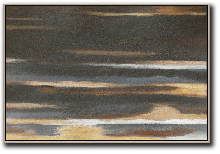 Horizontal Abstract Art #ABH0A4 - Click Image to Close