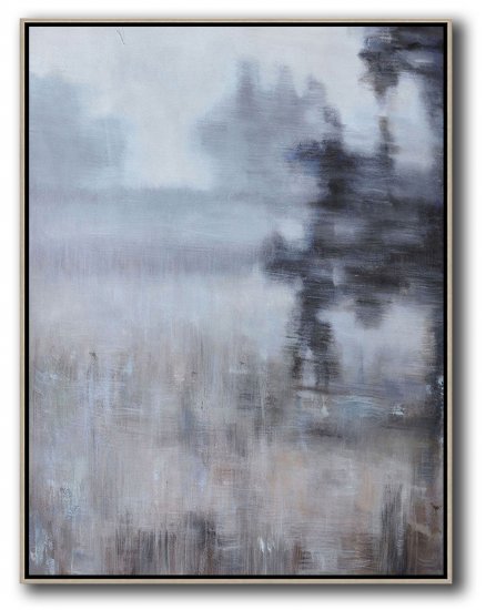 Vertical Abstract Landscape Art #ABV0A54 - Click Image to Close