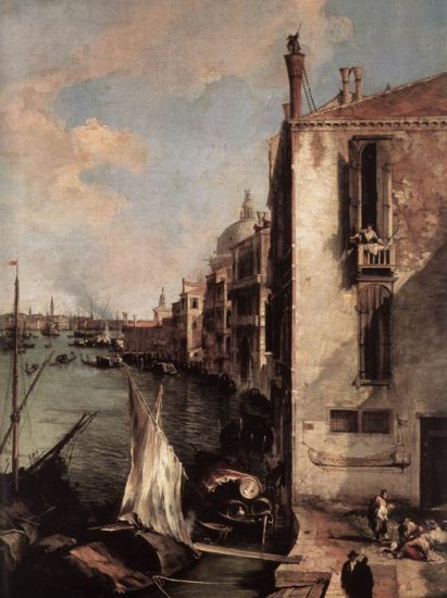 Grand Canal, Looking East From The Campo San Vio, 1723 - Click Image to Close