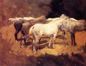 Horses At Palma , 1908