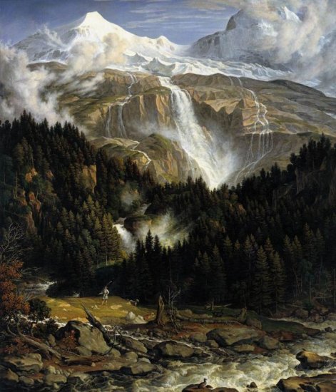 The Schmadribach Falls, 1821 - Click Image to Close