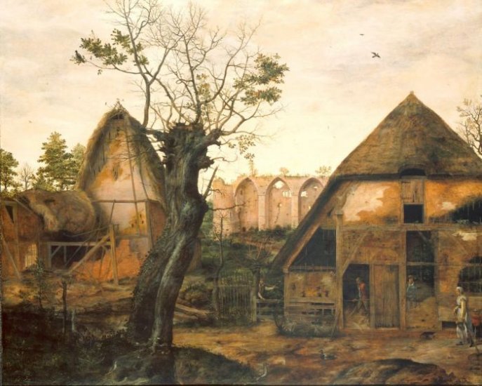 Landscape With Farmhouse, 1564 - Click Image to Close