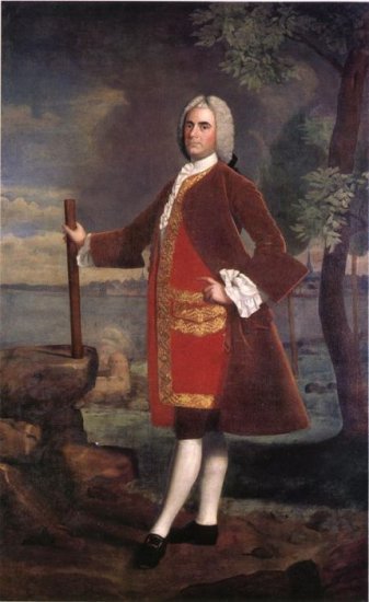 Portrait Of Brigadier General Samuel Waldo , 1748 - Click Image to Close