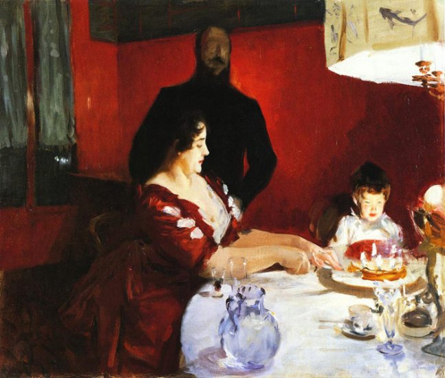 Fete Famillale: The Birthday Party, 1885 - Click Image to Close