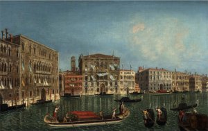 The Grand Canal, Venice, With Palazzo Foscari And Palazzo Balbi, 1737