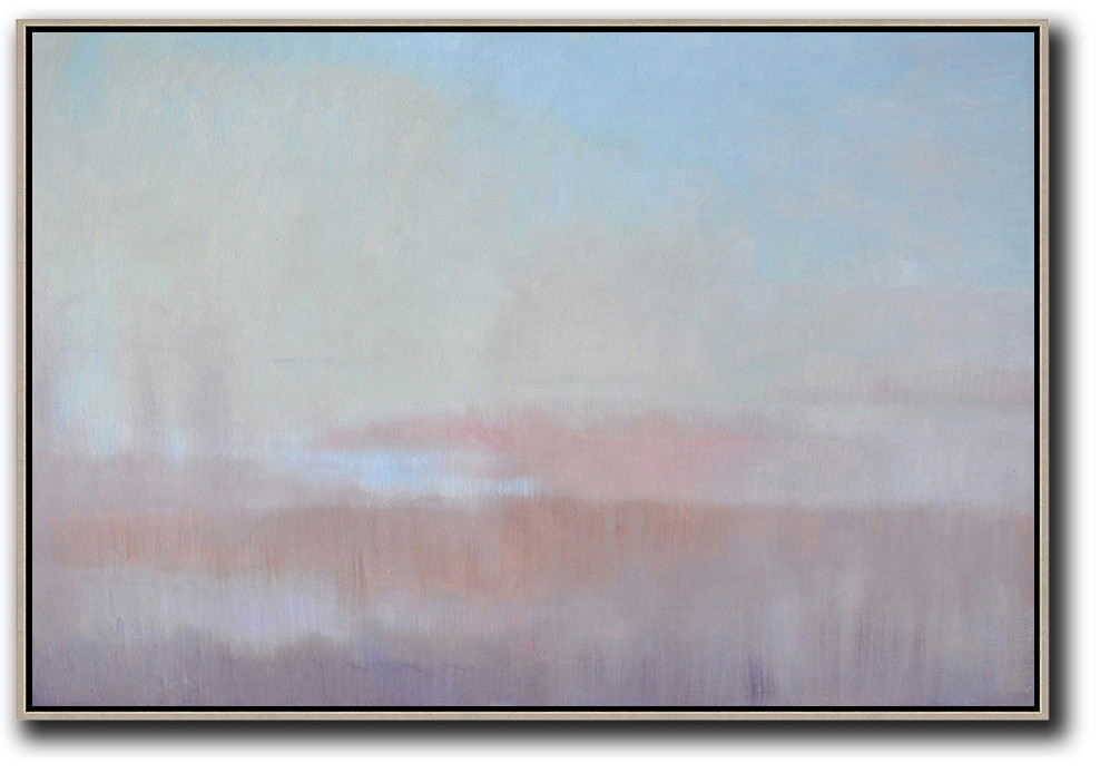 Horizontal Abstract Landscape Painting #ABH0A58