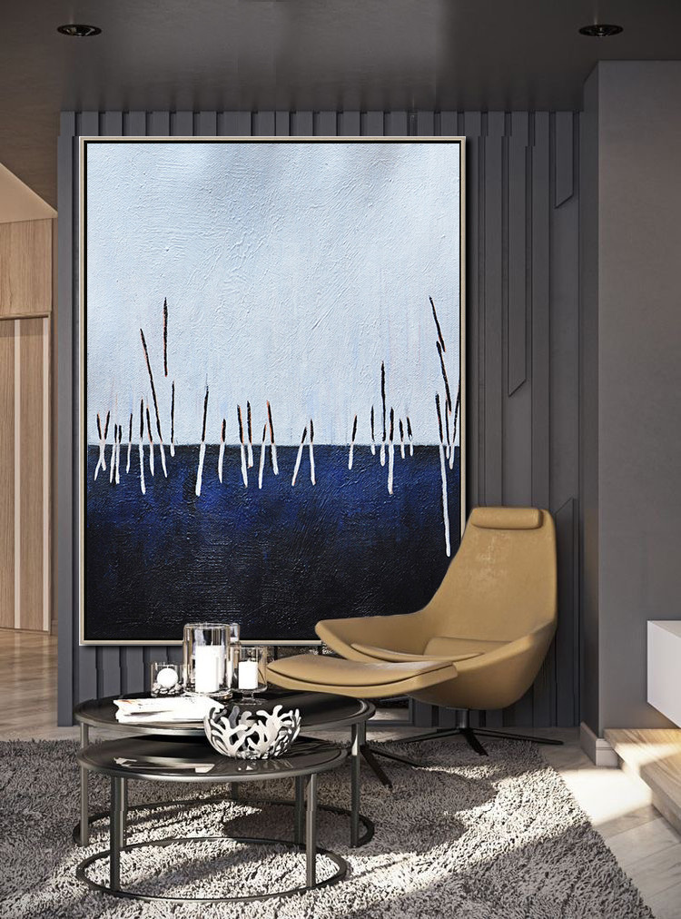 Vertical Abstract Landscape Art #ABV0A36