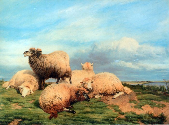 Landscape With Sheep, 1866